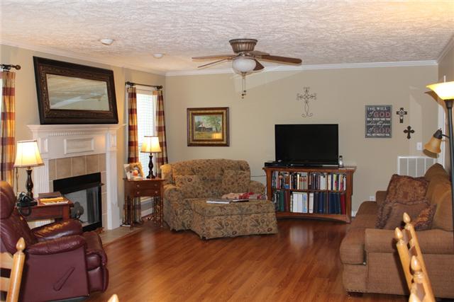 4910 Vincion Road Murfreesboro, TN 37130 - Photo 6 of 20 Spacious living room with fireplace