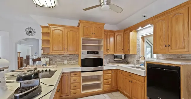 an entryway view with staircase