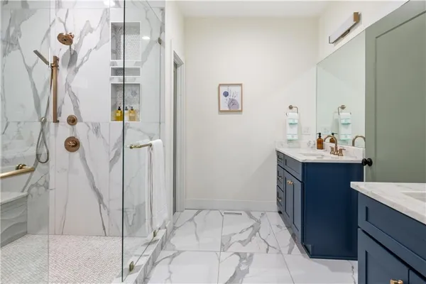 a view of a chairs on the deck