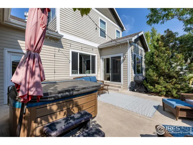 a view of a house with a patio