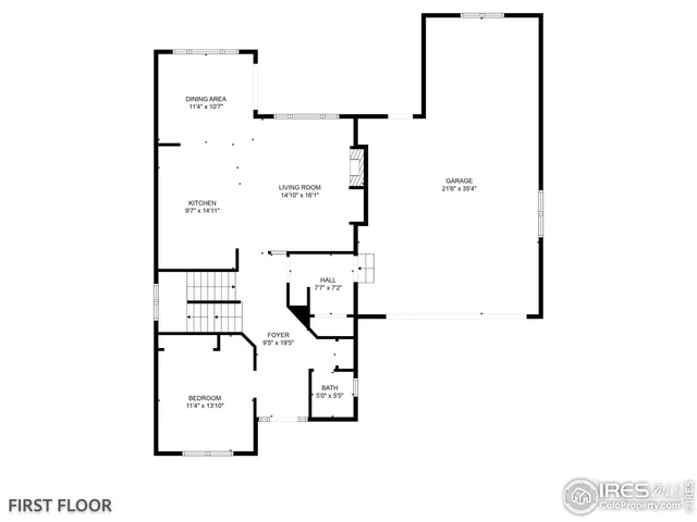 a picture of a floor plan