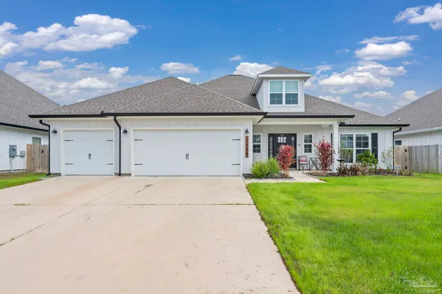 front view of house with a yard