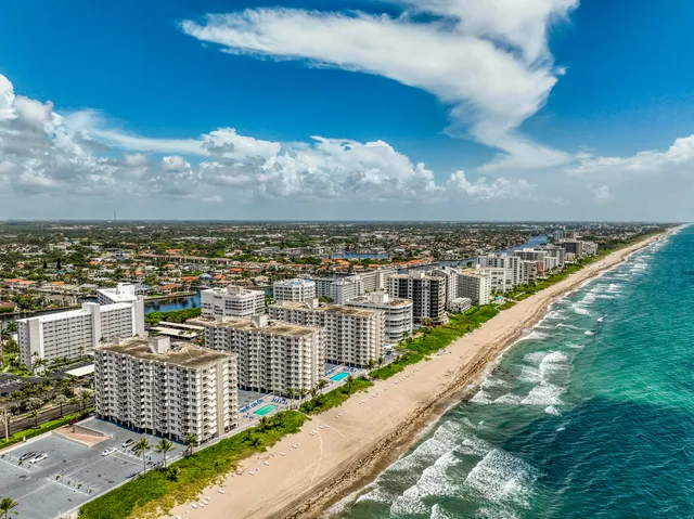 a view of a balcony with city view