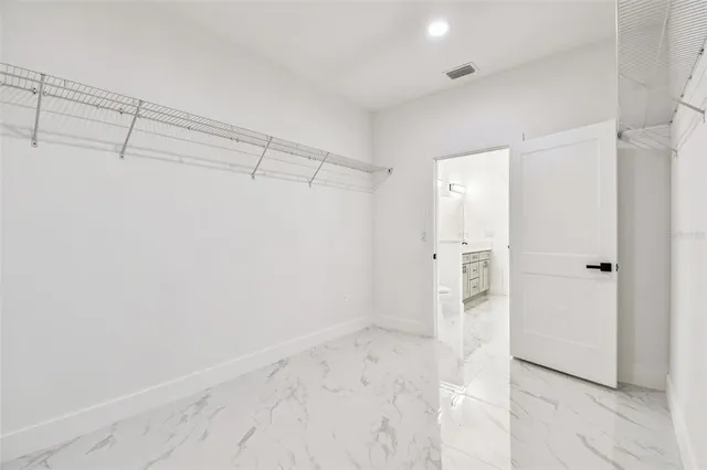 a view of a room with an empty space