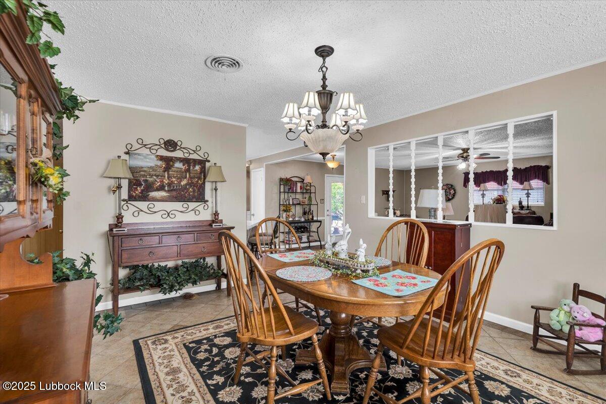1405 3rd Street Plains, TX 79355 - Photo 6 of 19 a view of a dining room with furniture and chandelier