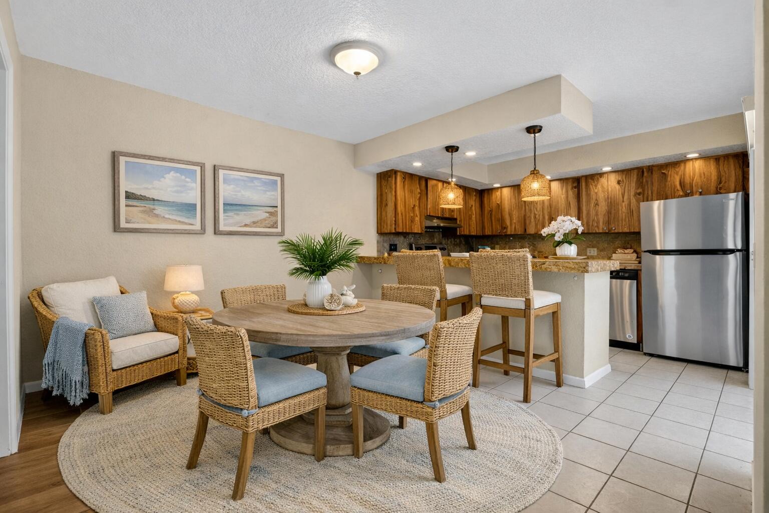 3900 County Line Road, Unit 21D Tequesta, FL 33469 - Photo 12 of 42 kitchen dining space - staged