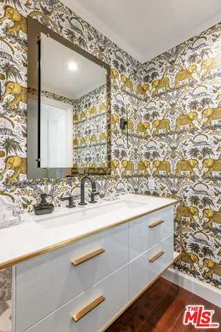 a living room filled with furniture