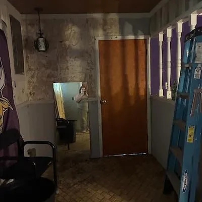 a view of walk in closet