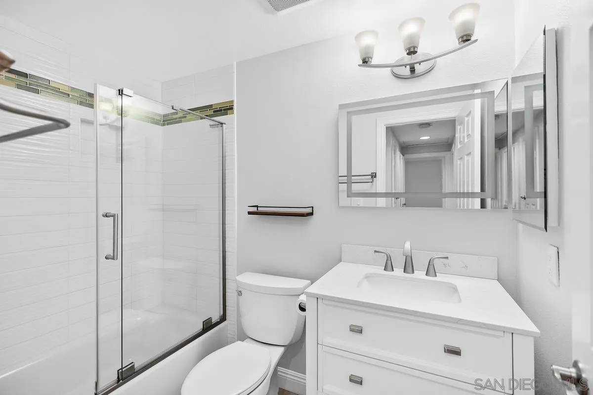 14 Dragonfly, Unit 25 Irvine, CA 92604 - Photo 20 of 32 a bathroom with a sink toilet and shower