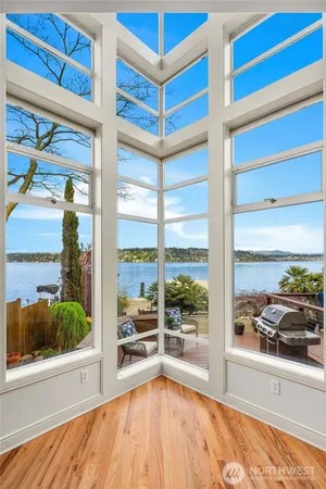 a view of a living room and entry way