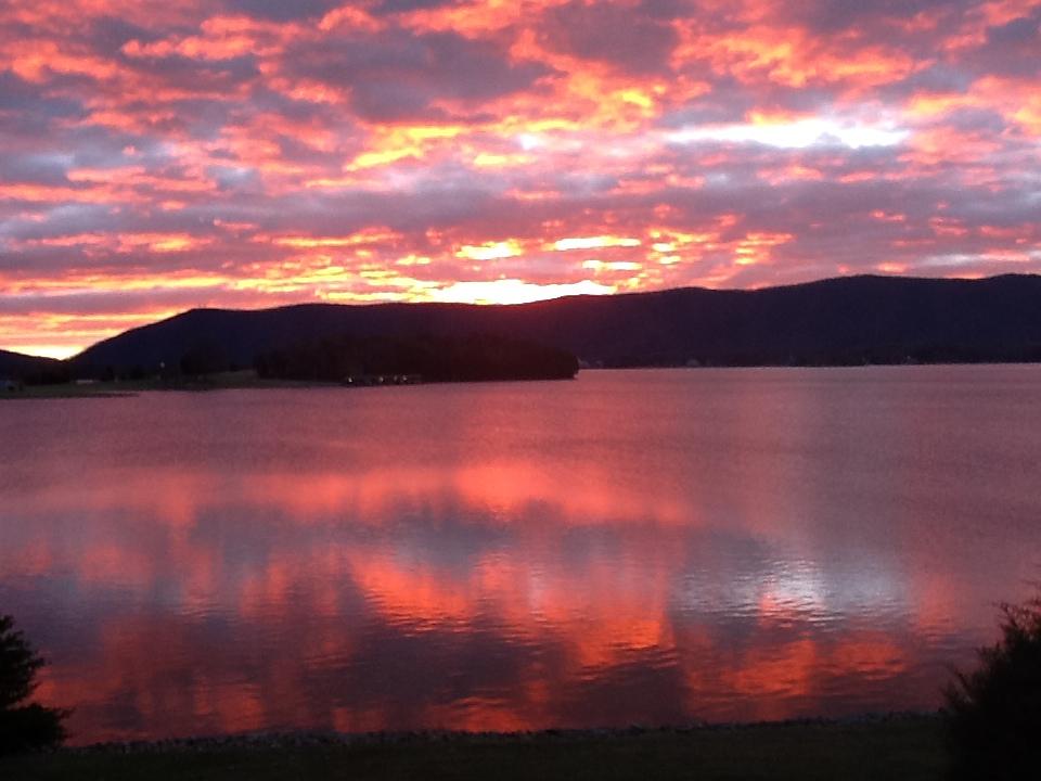 265 Tranquility Road Moneta, VA 24121 - Photo 24 of 31 Sunrise and mirror of lake best