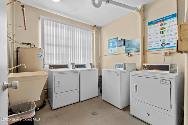 a room with storage and utility