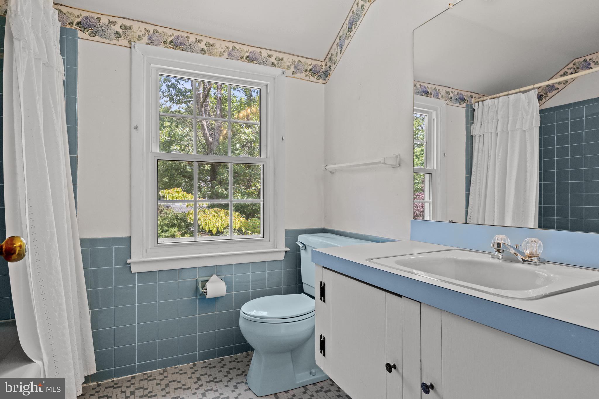 195 Pearl Croft Road Cherry Hill, NJ 08034 - Photo 20 of 38 a bathroom with a granite countertop sink toilet and shower