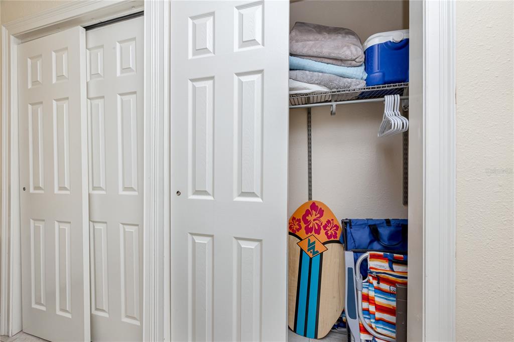 159 Medallion Boulevard, Unit F Madeira Beach, FL 33708 - Photo 26 of 47 a close view of closet
