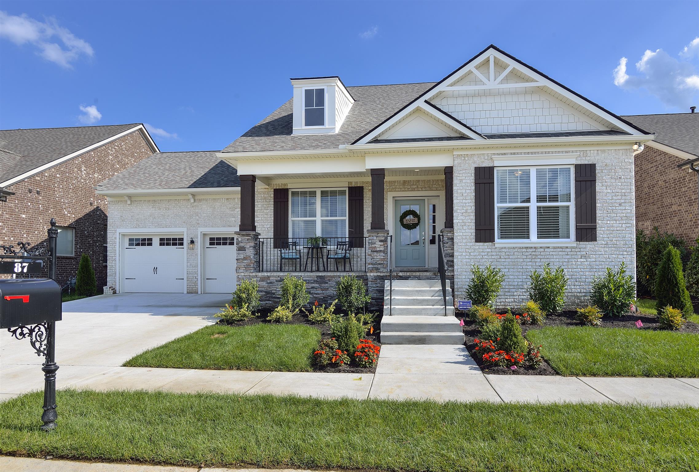 87 Truman Road East Franklin, TN 37064 - Photo 1 of 23 Craftsman exterior with white brick