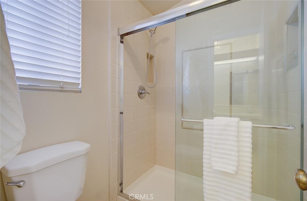 26809 Cold Springs Street Calabasas, CA 91301 - Photo 22 of 33 a bathroom with a shower and toilet