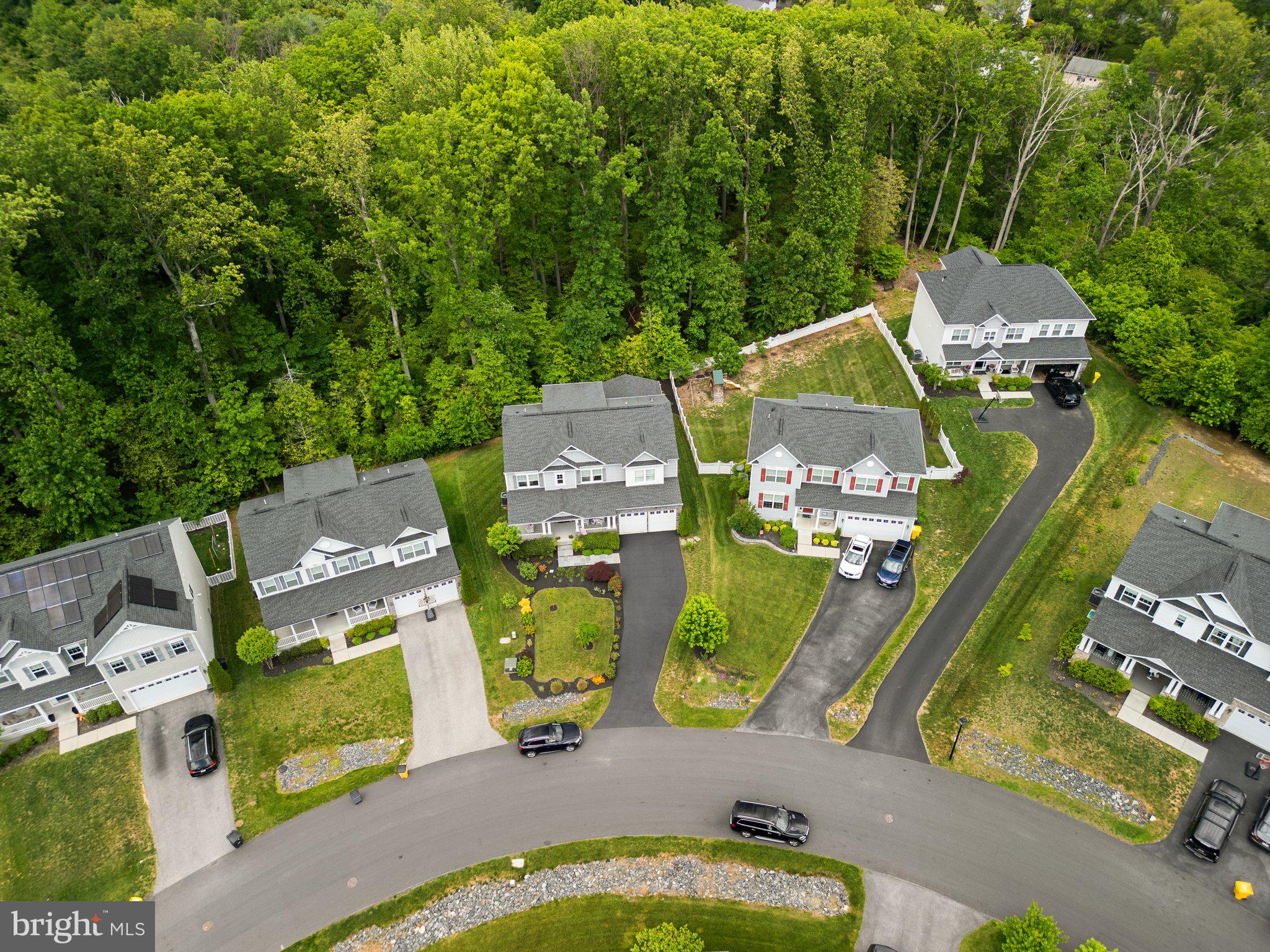 161 Moore Road Arnold, MD 21012 - Photo 51 of 57 an aerial view of a house with a swimming pool