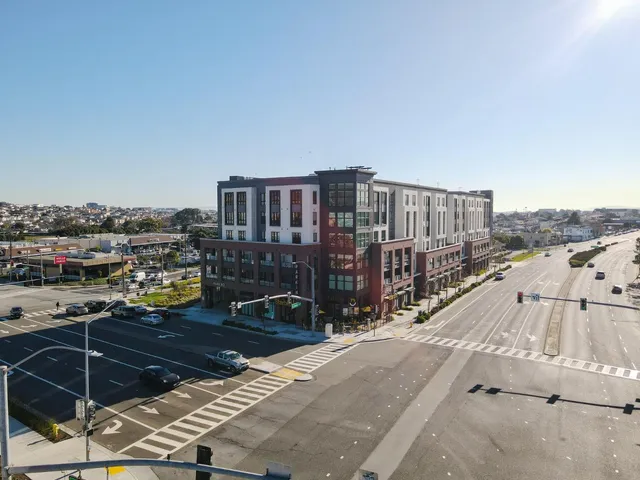 a view of city from balcony