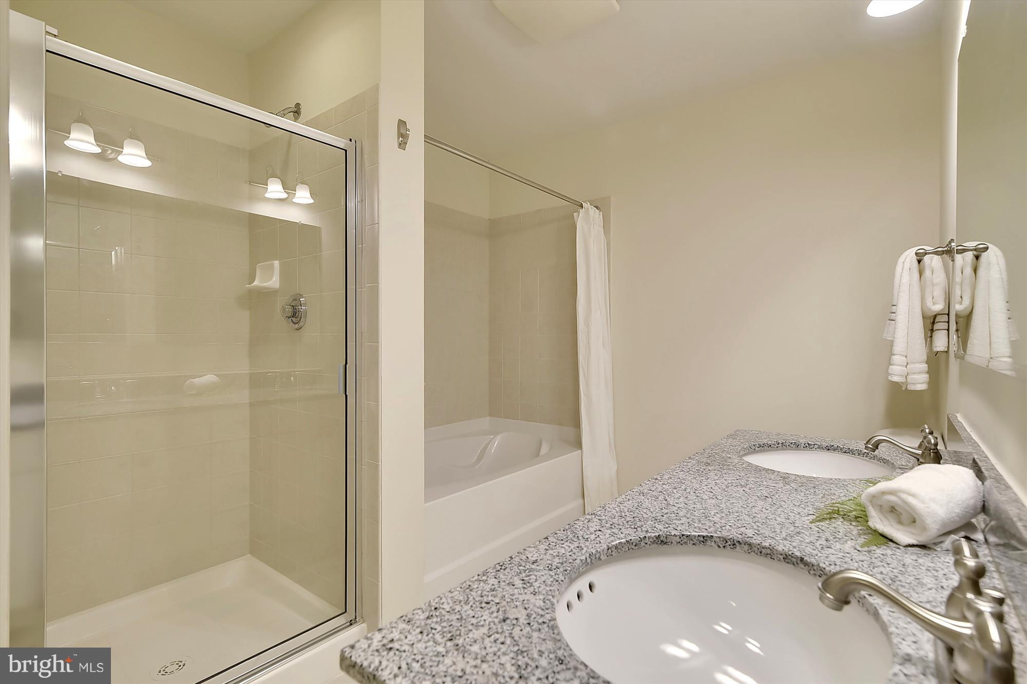 3600 South Glebe Road, Unit 718W Arlington, VA 22202 - Photo 14 of 28 Large Master Bath: Separate shower, double vanity
