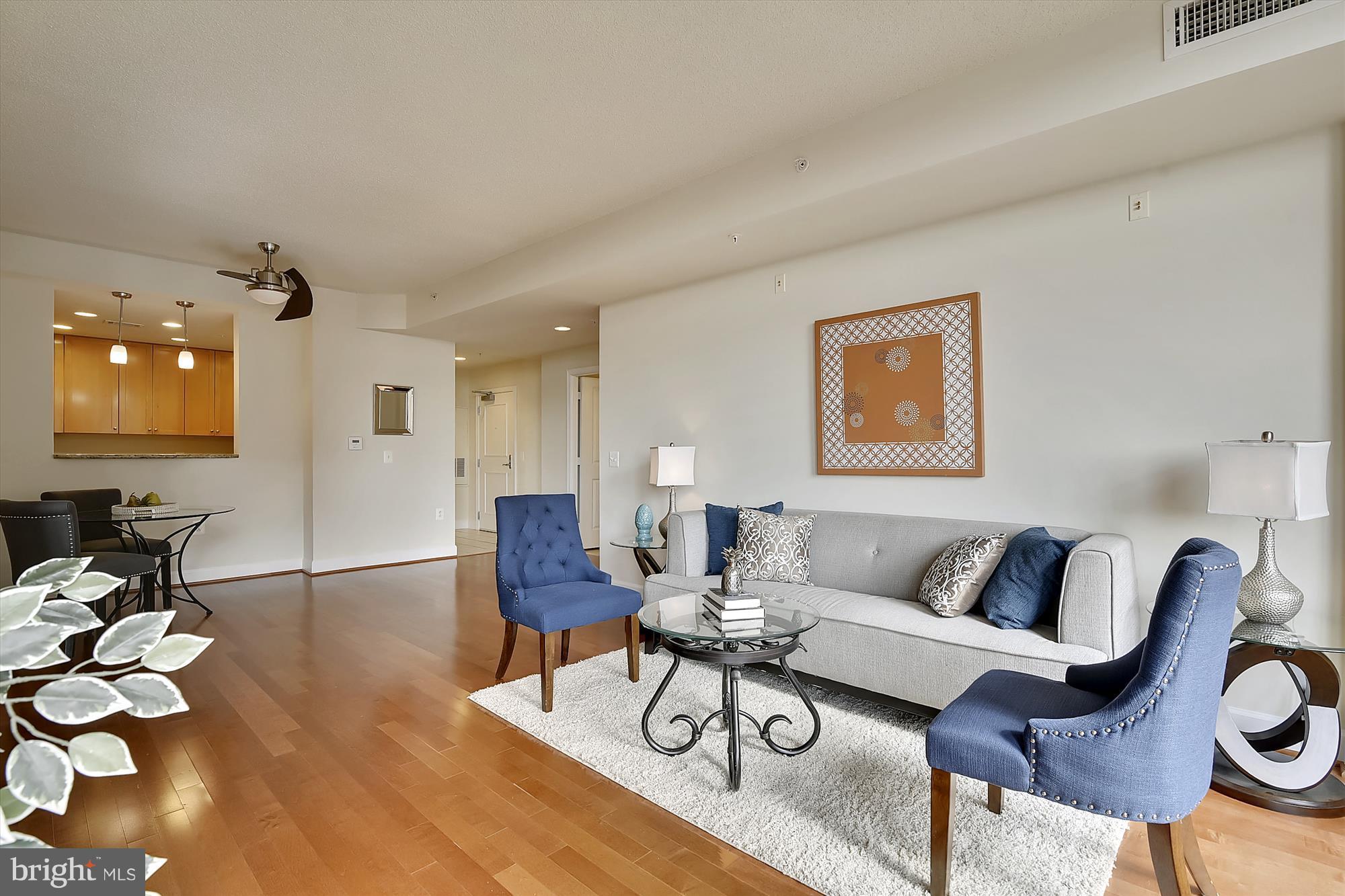 3600 South Glebe Road, Unit 718W Arlington, VA 22202 - Photo 5 of 28 Kitchen Opens to Living Room