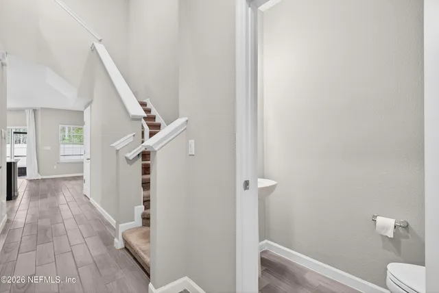 a bathroom with a sink and toilet