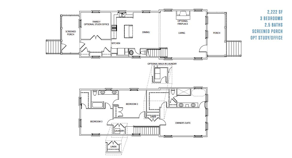 1224 Pressley Road Charleston, SC 29412 - Photo 6 of 6 Edisto A Floor Plan