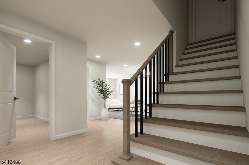 755 River Road Chatham, NJ 07928 - Photo 25 of 34 a view of entryway and hall with wooden floor