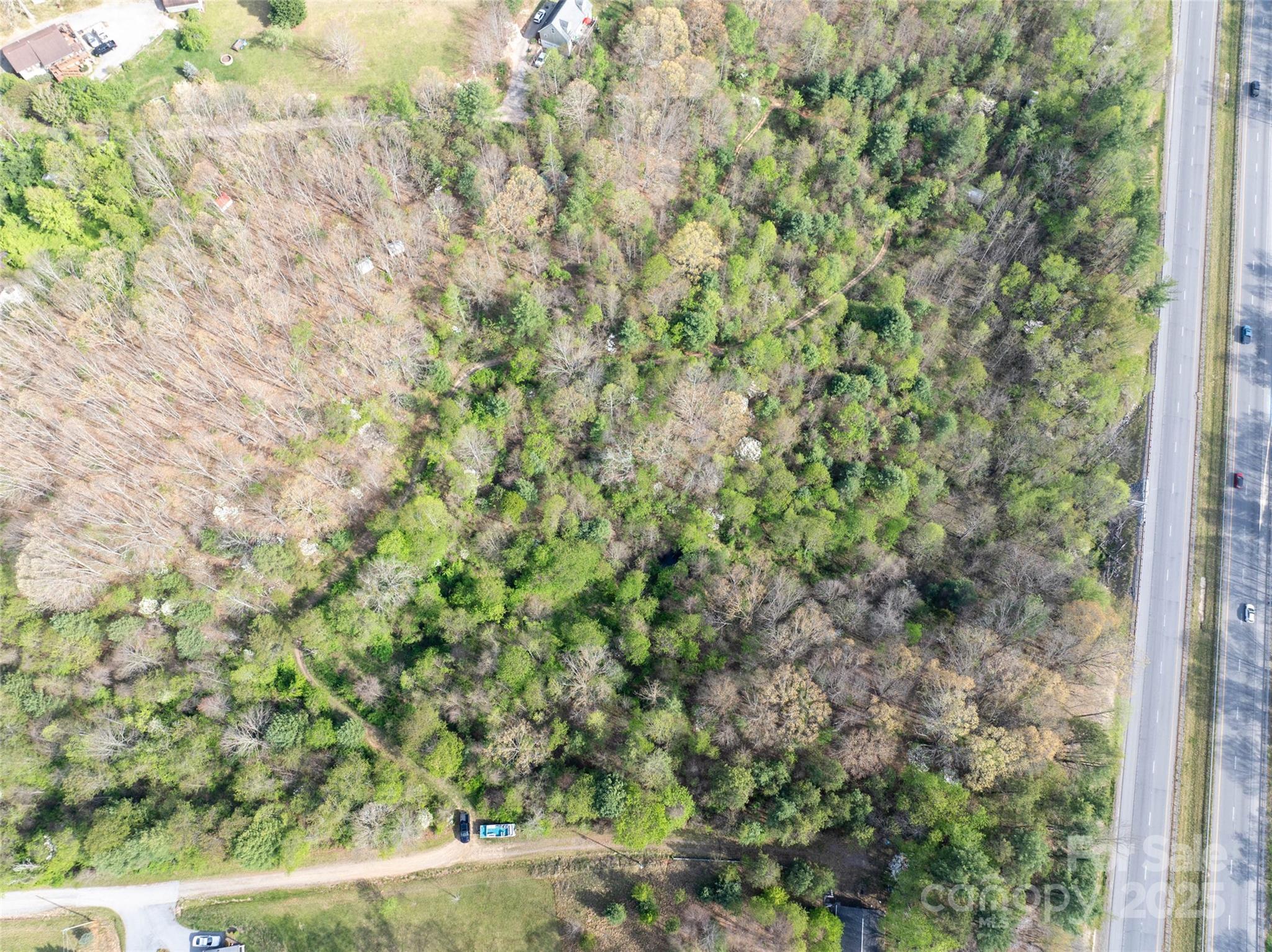 Lot 39 Sunnybrook Trail Clyde, NC 28721 - Photo 10 of 10 a view of a yard with plants and wooden fence