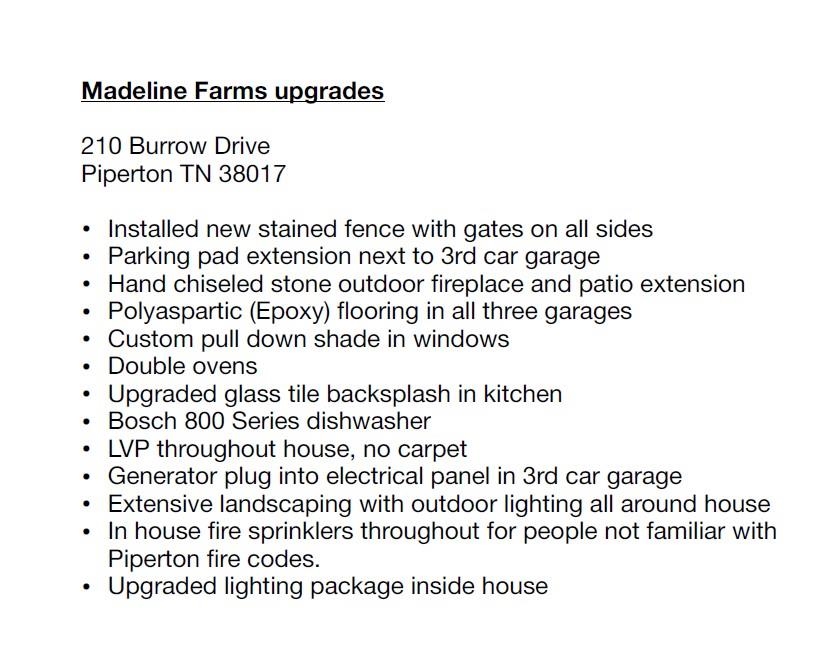 210 Burrow Drive Collierville, TN 38017 - Photo 35 of 35 Miscellaneous file