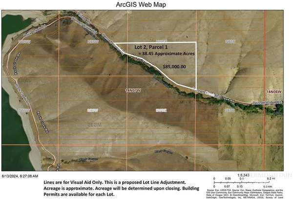 $75,000 | Lot 2-parcel Dennett Creek Road, Weiser, ID 83672