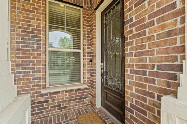 a view of a door with a door
