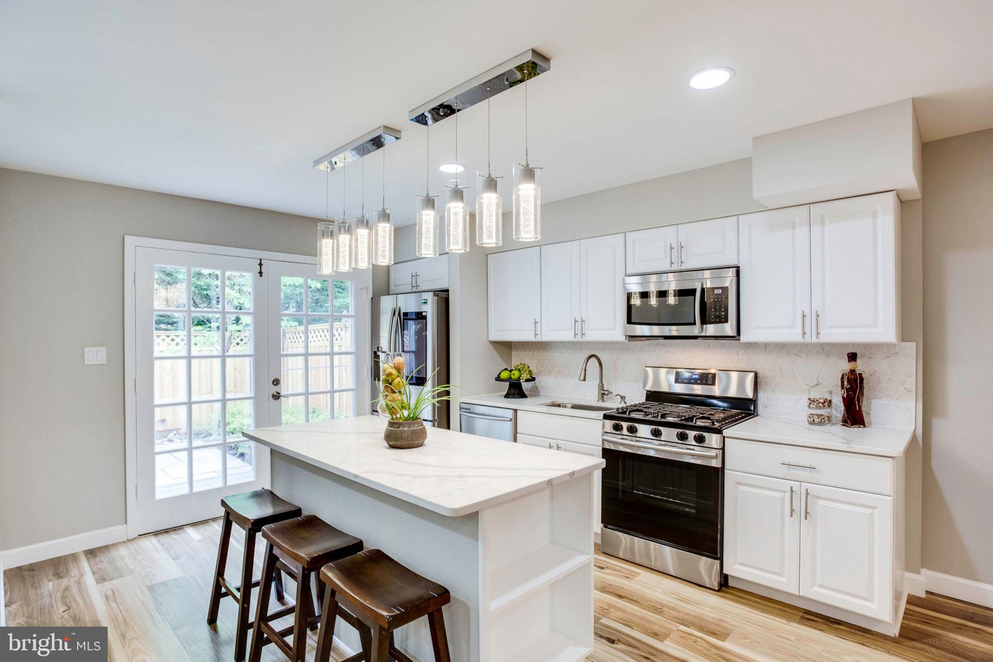9716 Ranger Road Fairfax, VA 22030 - Photo 10 of 35 Open Concept Kitchen - Island