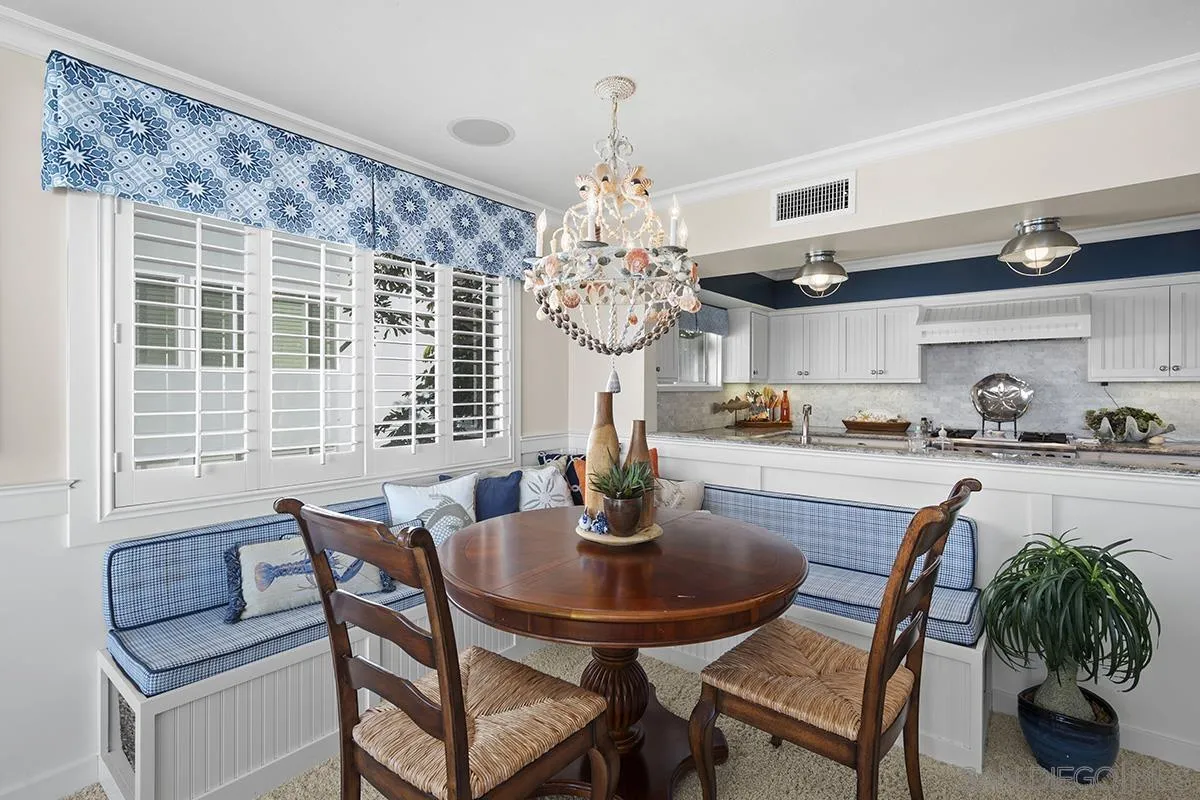 3828 Riviera Drive, Unit 2B San Diego, CA 92109 - Photo 25 of 74 a dining room with furniture and window