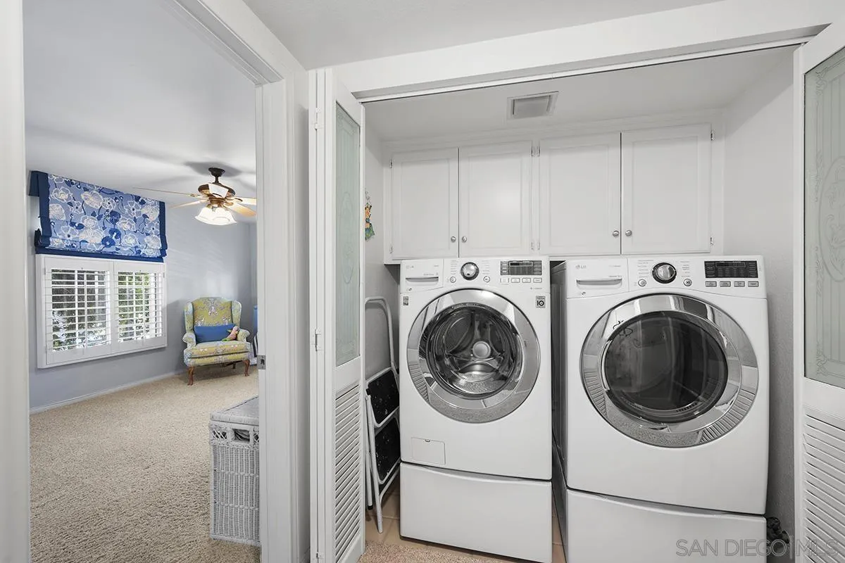 3828 Riviera Drive, Unit 2B San Diego, CA 92109 - Photo 45 of 74 a view of livingroom with washer and dryer