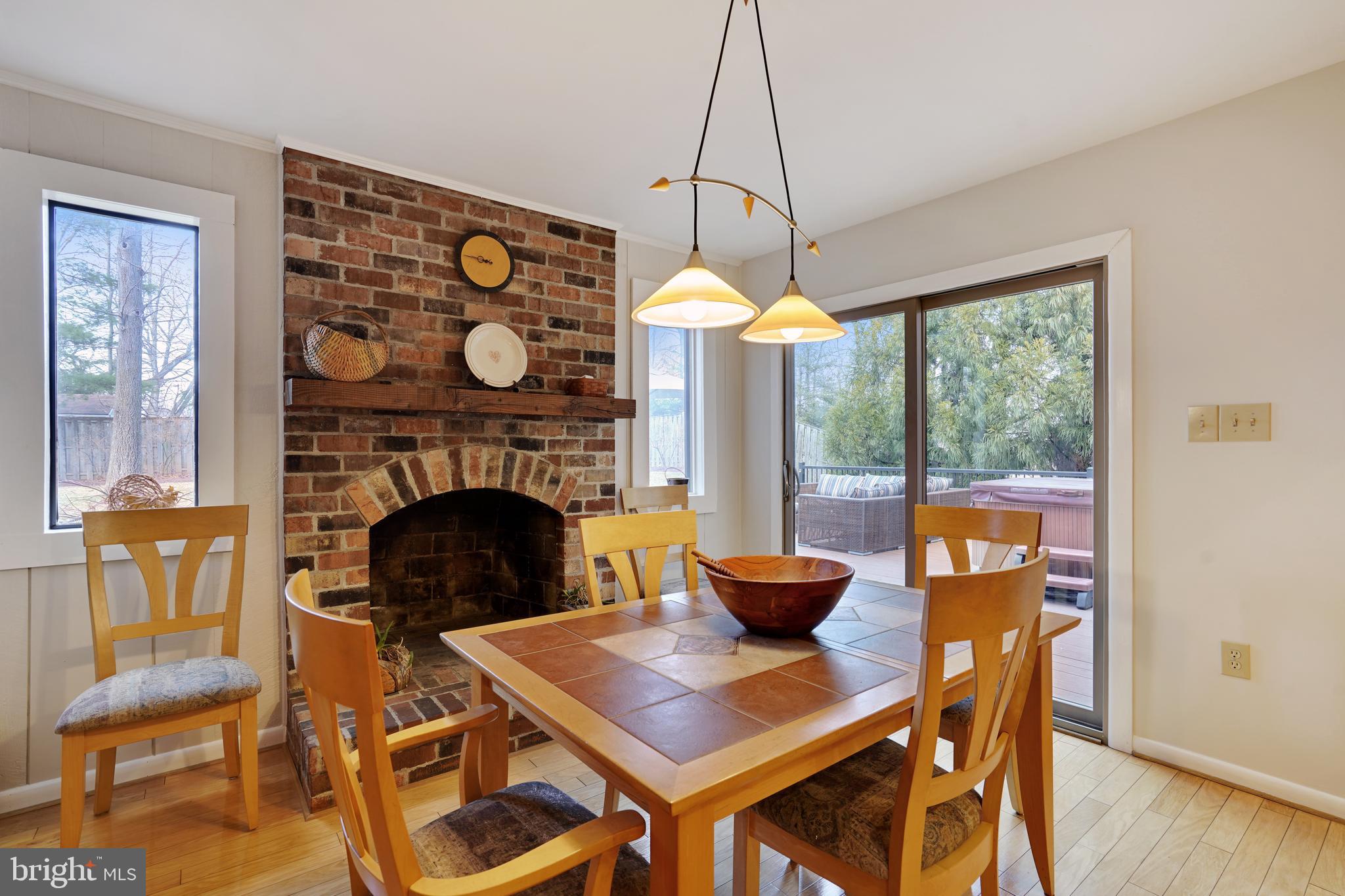 11828 Blue Spruce Road Reston, VA 20191 - Photo 8 of 45 Romantic dinners besides wood burning fireplace