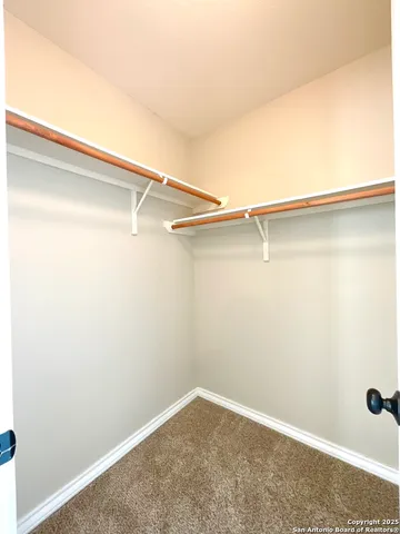 a close up view of racks on the wall