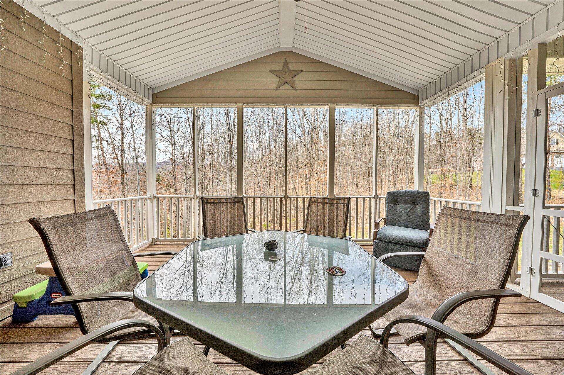 27 Turtle Rock Ridge Blue Ridge, VA 24064 - Photo 26 of 71 a view of a dining room with furniture window and outside view