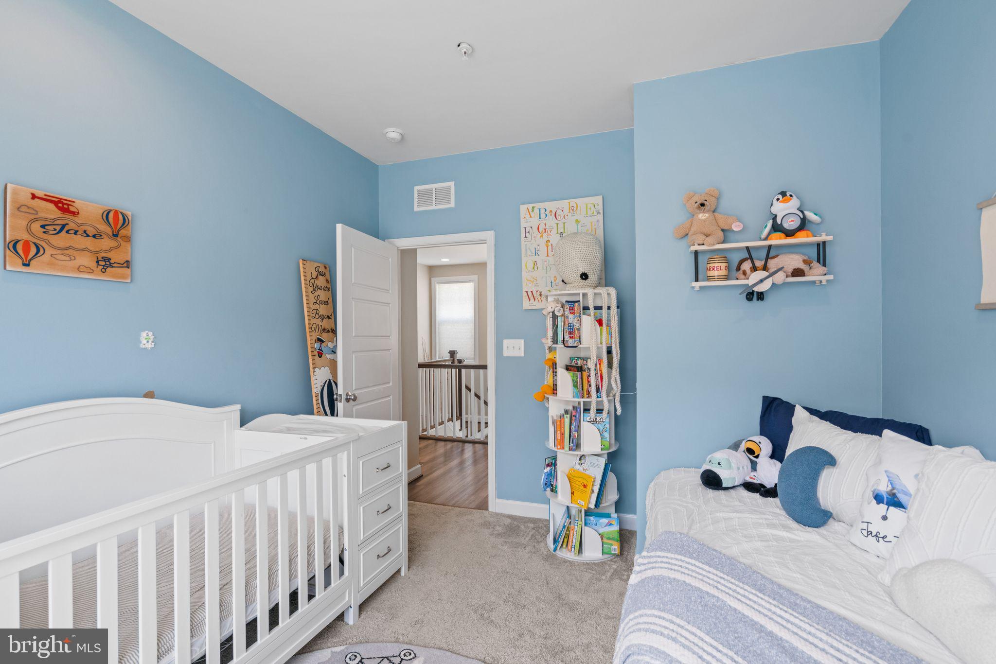 2916 Quarry Circle Odenton, MD 21113 - Photo 36 of 60 Charming nursery with serene blue hues.