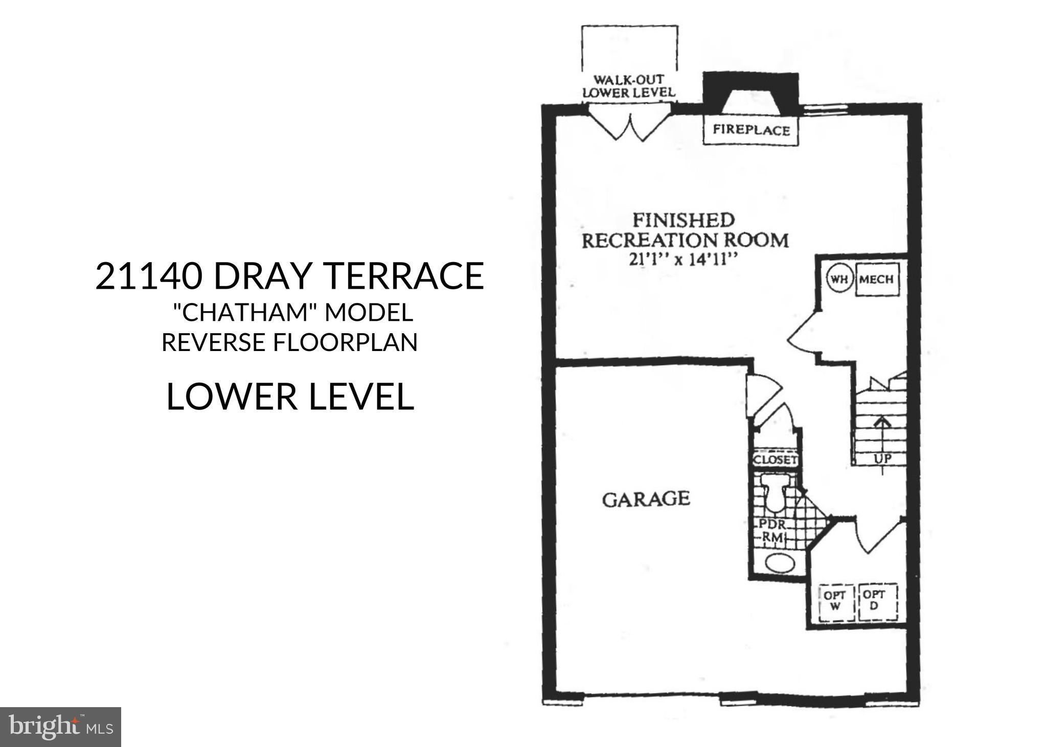 21140 Dray Terrace Ashburn, VA 20147 - Photo 59 of 59 Lower Level Floorplan