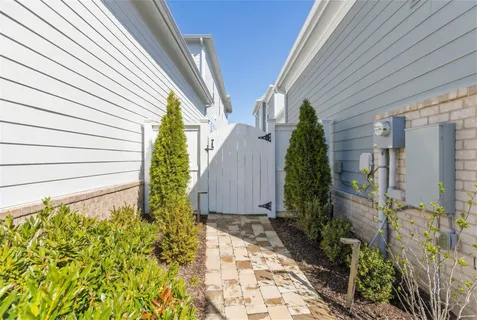 a house with a outdoor space