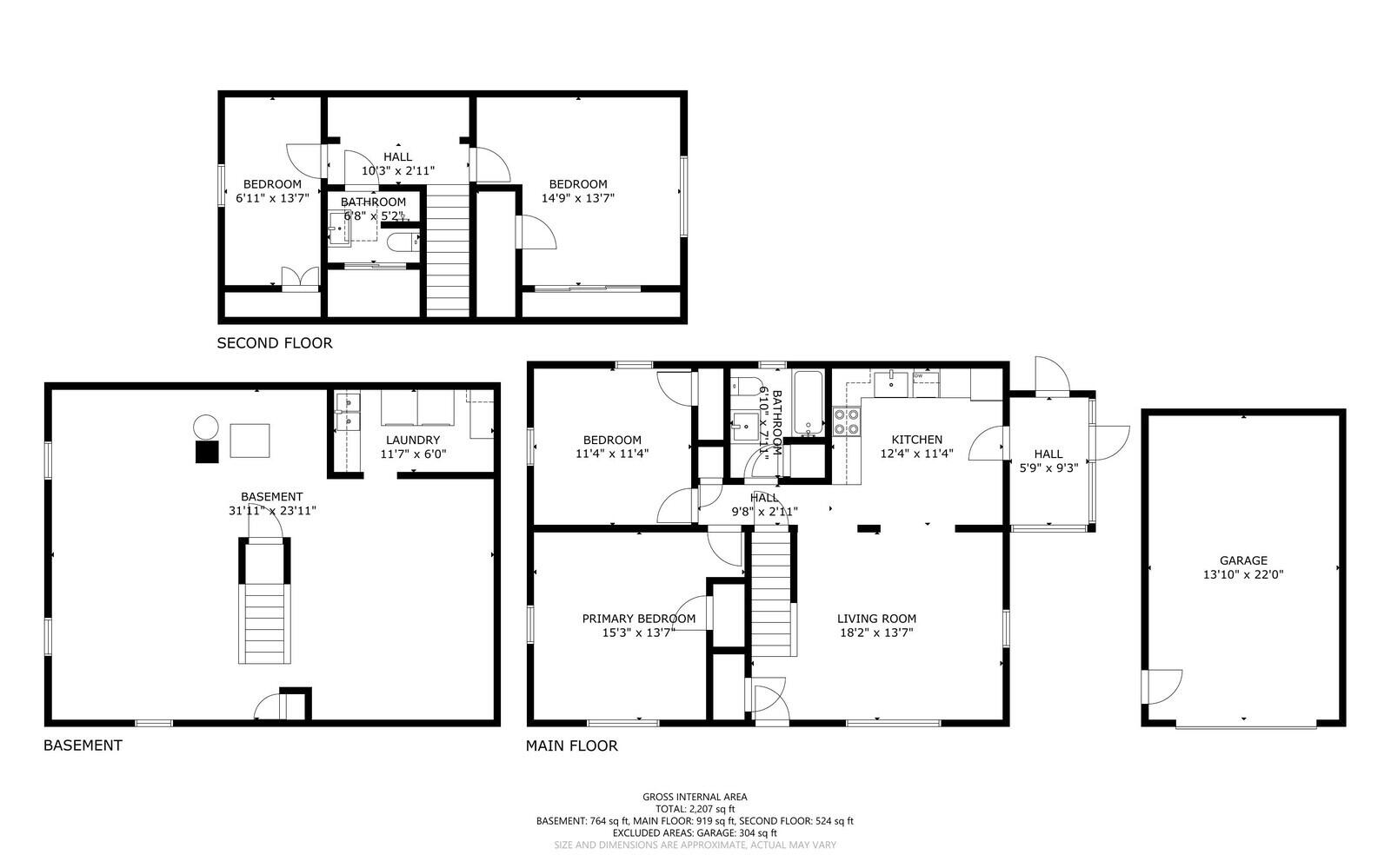 7 Collette Street Waterville, ME 04901 - Photo 53 of 53 Full floor plan
