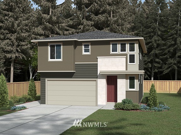 3611 177th Street Southeast, Unit 2043 Bothell, WA 98012 - Photo 1 of 11 a front view of a house with a garden