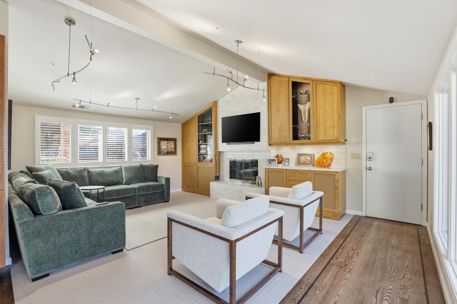 1625 Gary Way Carmichael, CA 95608 - Photo 47 of 49 a living room with furniture and a flat screen tv