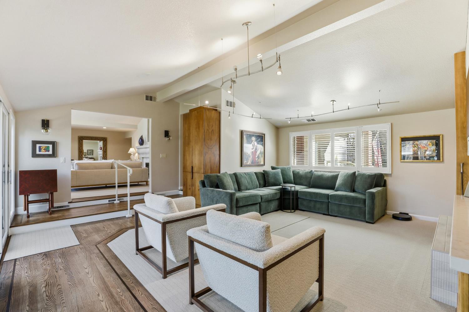 1625 Gary Way Carmichael, CA 95608 - Photo 48 of 49 a living room with furniture and a wooden floor