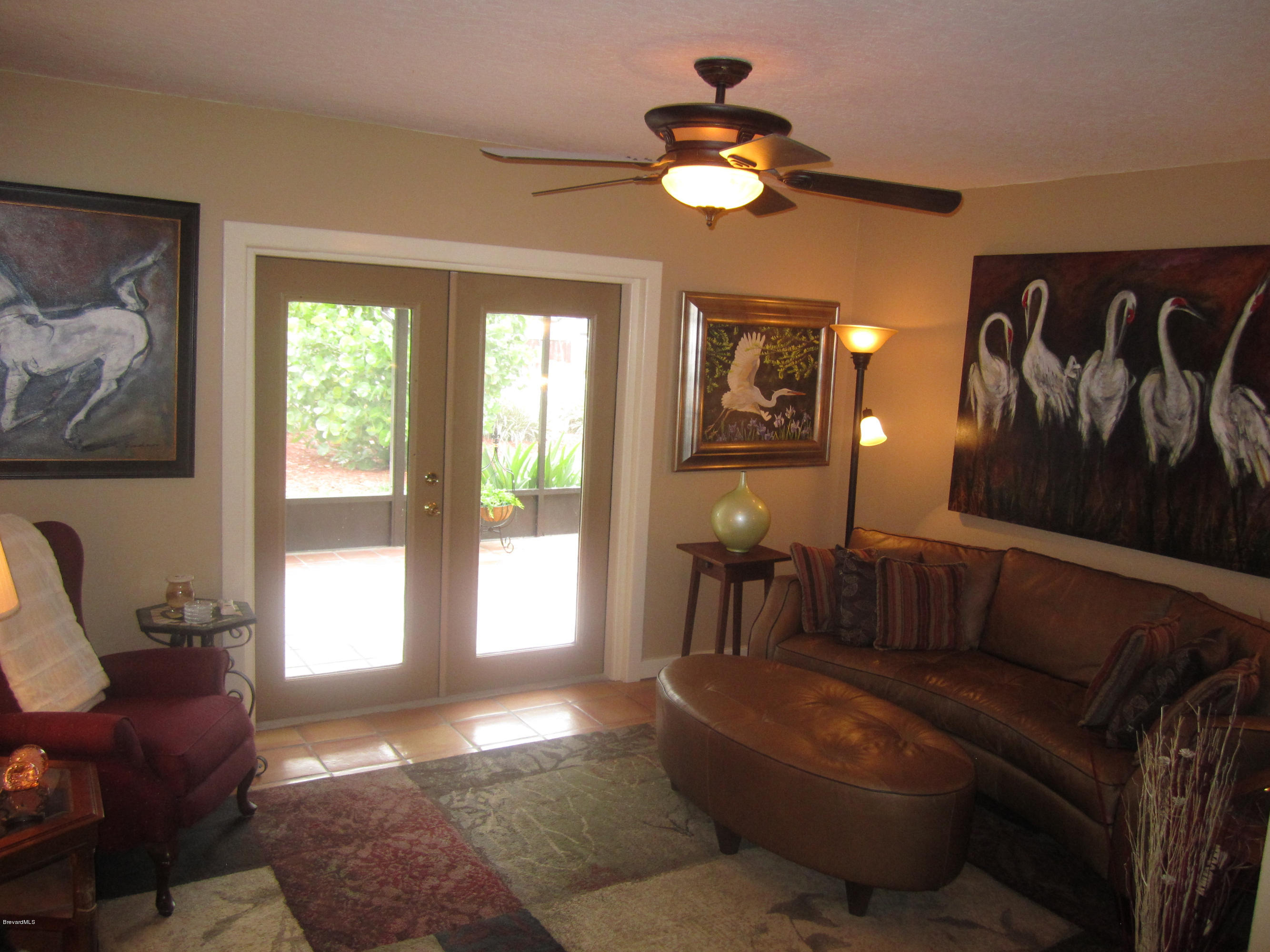 1024 Knecht Road Northeast Palm Bay, FL 32905 - Photo 8 of 20 French Doors in Living Room