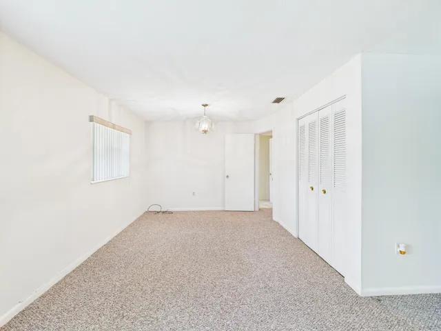 a view of an empty room