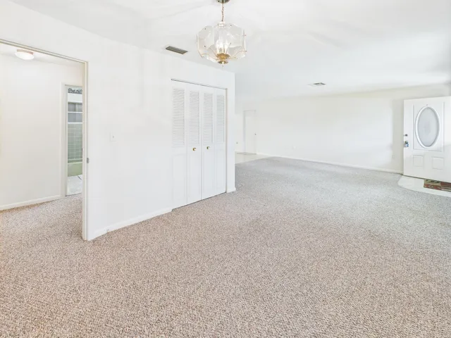 a view of a livingroom with a sink