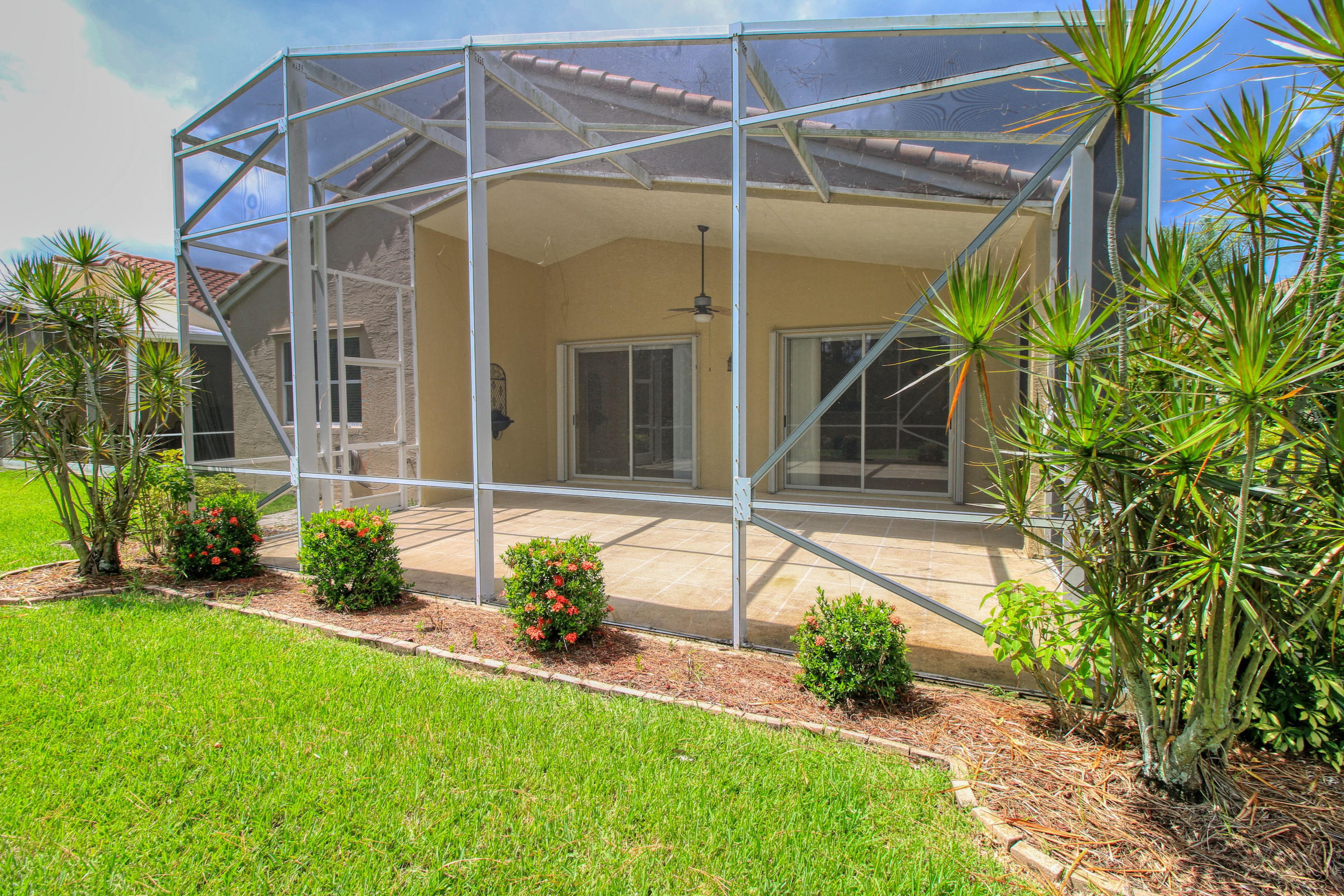 337 Springview Loop Port St. Lucie, FL 34986 - Photo 8 of 48 Back Yard Looking Into Cage
