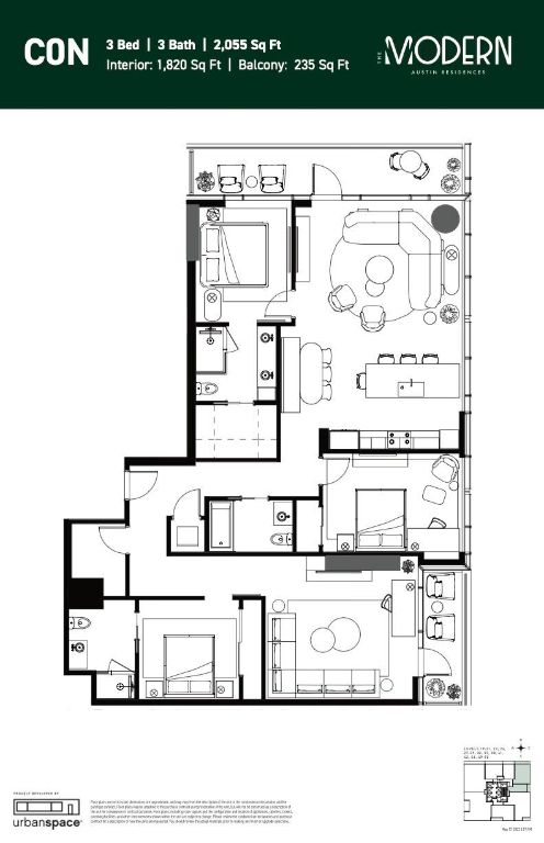 610 Davis Street, Unit 5007 Austin, TX 78701 - Photo 33 of 33 View of property floor plan