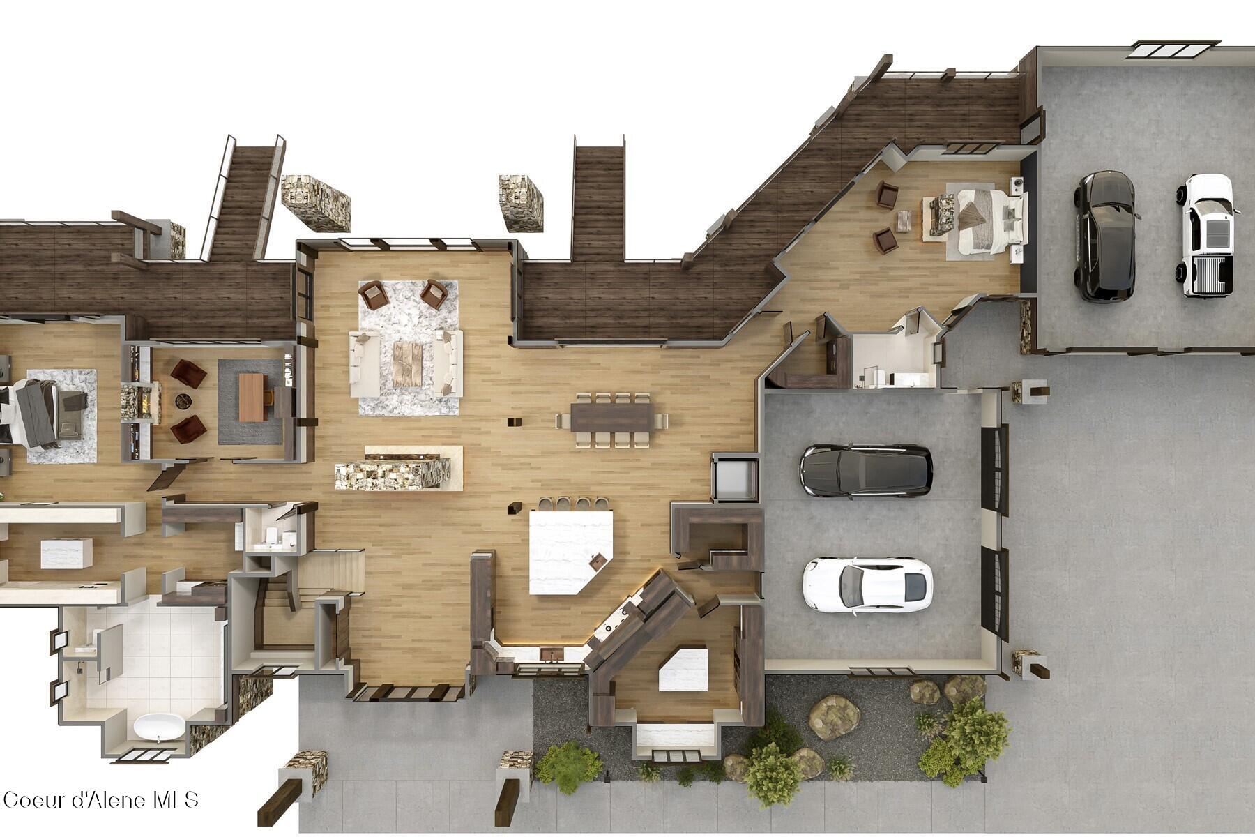 4579 East Plum Road Coeur D'Alene, ID 83814 - Photo 20 of 23 Talis Main Floor Layout